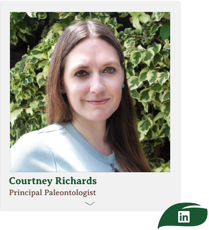 Principal Paleontologist Courtney Richards Profile Photo