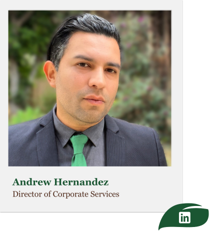 Profile picture of Andrew Hernandez, Director of Corporate Services at Bargas Environmental Resources.